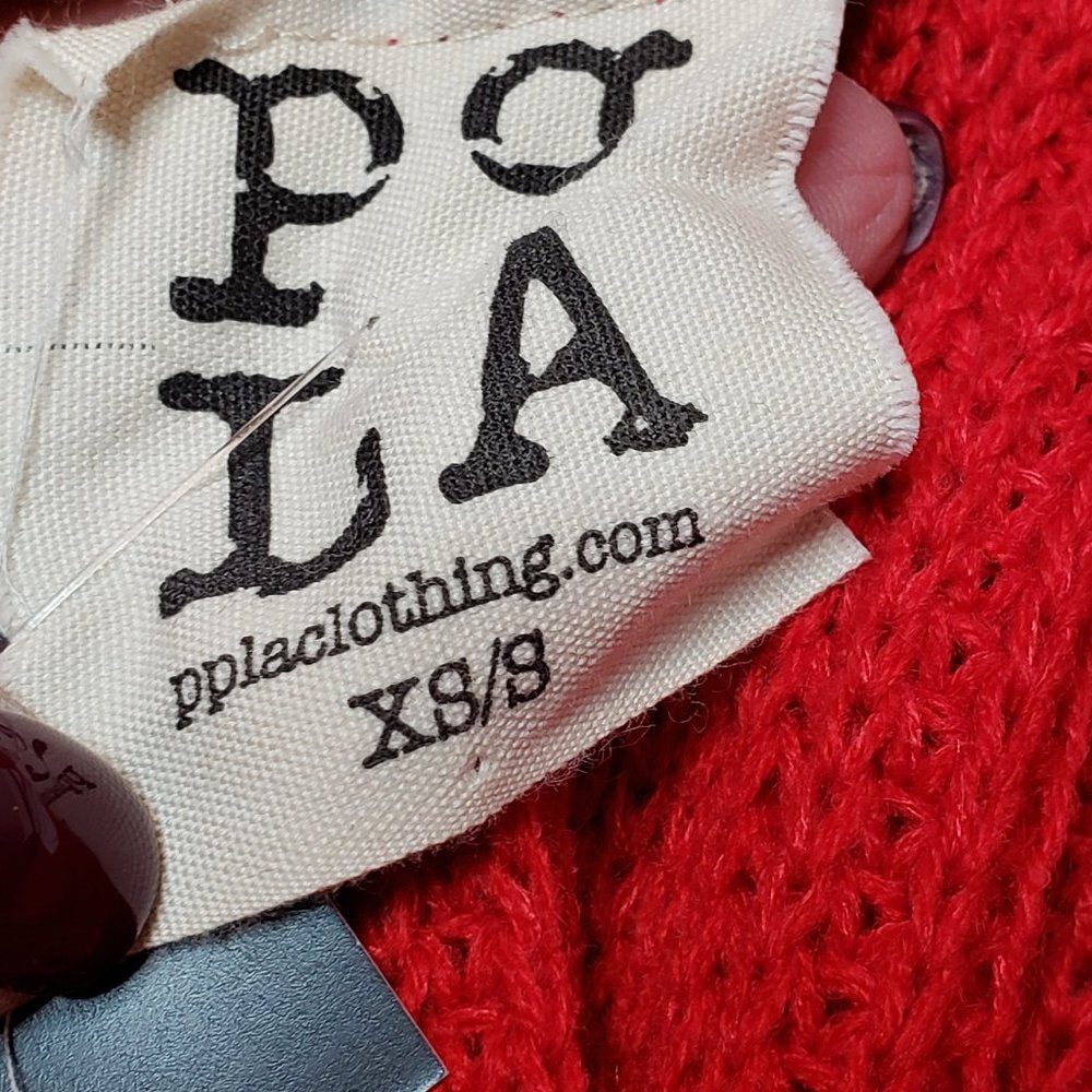 PPLA Ribbed Rio Knit Twist Back Sweater - Picture 9 of 11